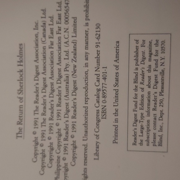 Book, The Return of Sherlock Holmes, Doyle - Picture 7 of 11